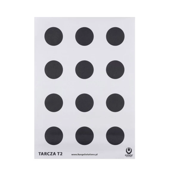 Tarcze strzeleckie Range Solutions T2 50szt Tarcze strzeleckie Range Solutions T2 50szt
