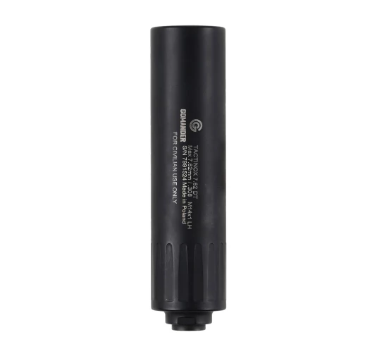 Tłumik do broni Gomander Tactinox DT 7,62 M14X1 LH Czarny