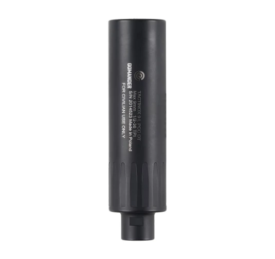 Tłumik Gomander Tactinox DT 9 L PCC 1/2x36 TPI Czarny