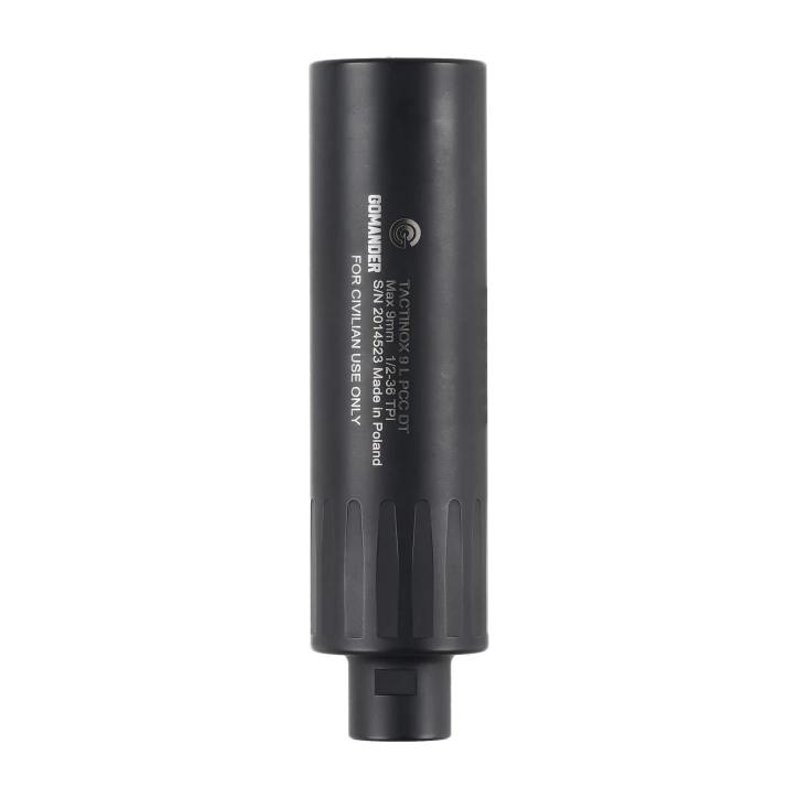 Tłumik Gomander Tactinox DT 9 L PCC 1/2x36 TPI Czarny