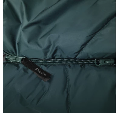 Śpiwór Alpinus Fiber Pro 800 dla leworęcznych, zielony