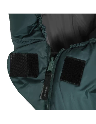 Śpiwór Alpinus Fiber Pro 800 dla leworęcznych, zielony