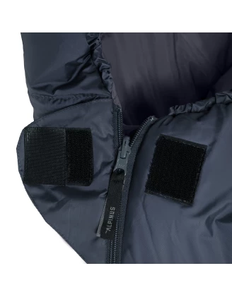 Śpiwór Alpinus Fiber Pro 1100 dla leworęcznych, szary
