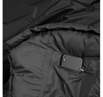 Śpiwór Alpinus Fiber Pro 1300 dla leworęcznych, antracytowy