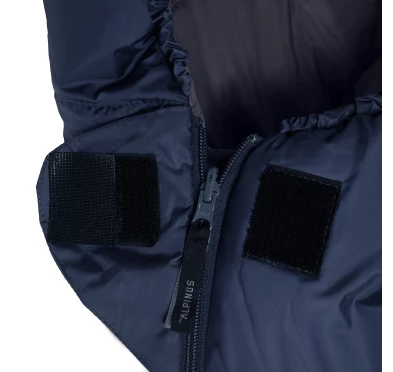 Śpiwór Alpinus Fiber Pro 1500 dla leworęcznych, granatowy