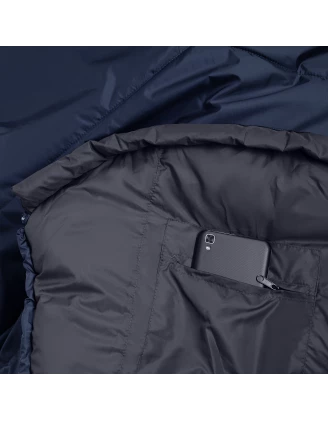 Śpiwór Alpinus Fiber Pro 1500 dla leworęcznych, granatowy