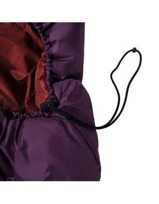 Śpiwór Alpinus Fiber Pro WS 1100 dla leworęcznych, burgundowy
