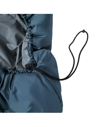 Śpiwór Alpinus Fiber Pro WS 1300 dla leworęcznych, szałwiowy
