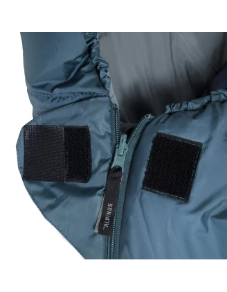 Śpiwór Alpinus Fiber Pro WS 1300 dla leworęcznych, szałwiowy