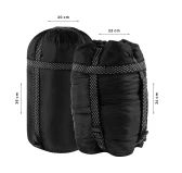 Śpiwór Alpinus Fiber Pro WS 1300 dla leworęcznych, szałwiowy