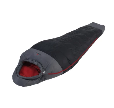 Śpiwór puchowy Robens Serac 300 dla leworęcznych -4C (195 cm) - czarny