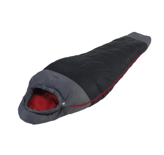 Śpiwór puchowy Robens Serac 300 dla leworęcznych -4C (195 cm) - czarny
