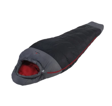 Śpiwór puchowy Robens Serac 600 dla leworęcznych -14C (195 cm) - czarny