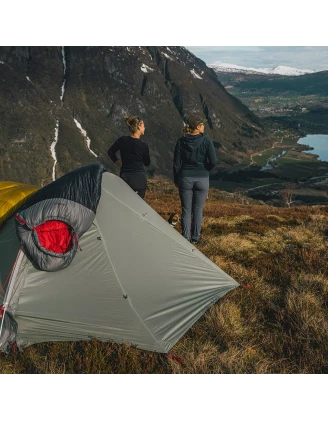 Śpiwór puchowy Robens Serac 900 dla leworęcznych -20C (195 cm) - czarny