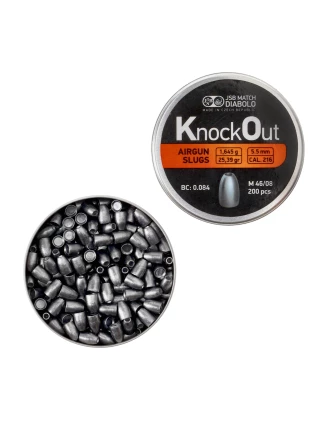 Śrut diabolo JSB KnockOut Slugs 5,5 mm 200 szt.