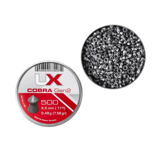 Śrut diabolo UX Cobra gen 2. 4,5 mm 500 szt.