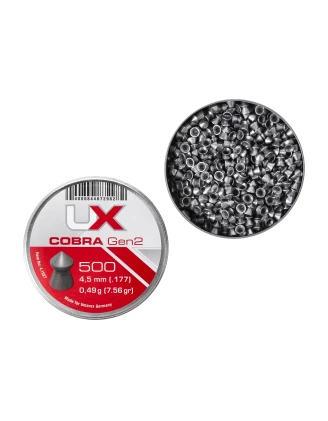 Śrut diabolo UX Cobra gen 2. 4,5 mm 500 szt.