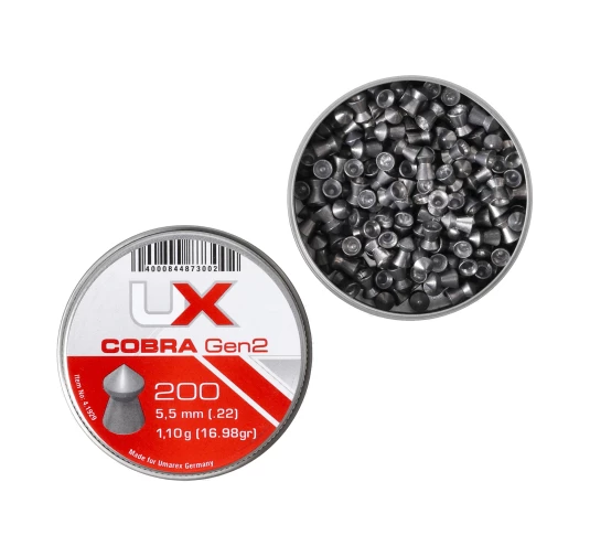 Śrut diabolo UX Cobra gen 2. 5,5 mm 200 szt.