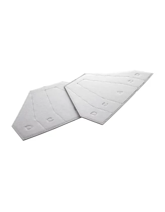 Tarcza kartonowa Range Solutions IPSC połówki biało-brązowe 50 szt.