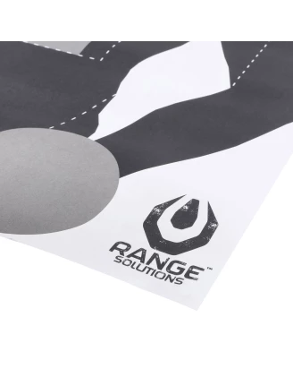 Tarcze strzeleckie Range Solutions Z-TAC 50szt Sylwetka Taktyczna