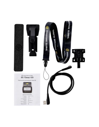 Timer strzelecki Shooters Global Shot Timer Go quick release + pocket clip