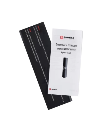 Tłumik Gomander Big Bore II OB 9,6 M15X1 czarny