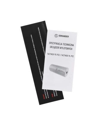 Tłumik Gomander Tactinox DT 9 S PCC 1/2x36 TPI Czarny