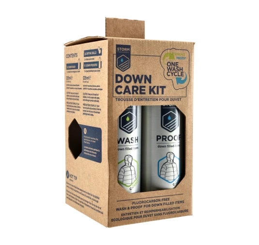 Zestaw środków Storm do pielęgnacji wyrobów puchowych