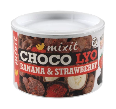 Chrupiące banany i truskawki w czekoladzie Mixit 150 g