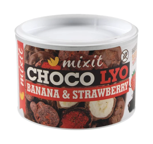 Chrupiące banany i truskawki w czekoladzie Mixit 150 g