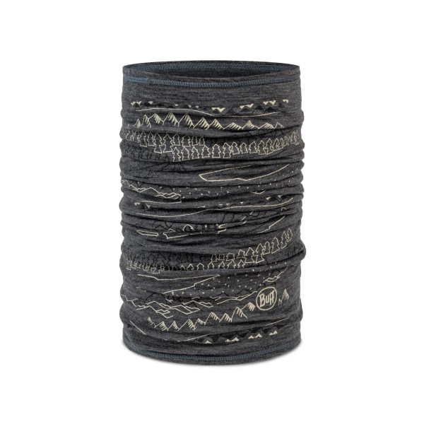 Chusta wielofunkcyjna Buff Lightweight Prints Merino Wool - eirik grey