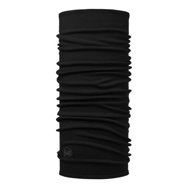 Chusta wielofunkcyjna Buff Midweight Merino Wool - solid black