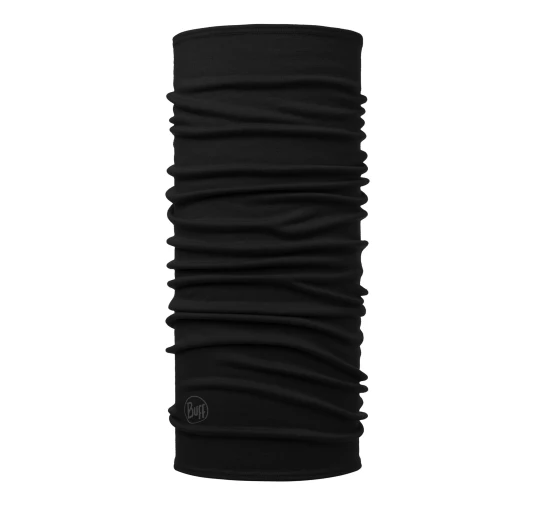 Chusta wielofunkcyjna Buff Midweight Merino Wool - solid black