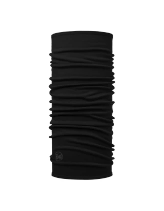 Chusta wielofunkcyjna Buff Midweight Merino Wool - solid black