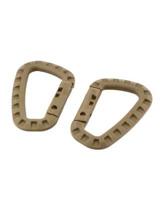 Karabińczyk MFH plastikowy coyote 2 sztuki