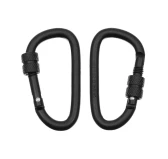 Karabińczyk MFH Screw Lock 60 mm czarny 2 sztuki