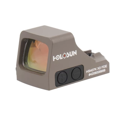 Kolimator Holosun HS407K X2 FDE Open Reflex SubCompact Pistol Sight