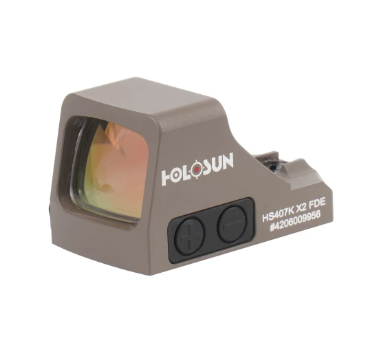 Kolimator Holosun HS407K X2 FDE Open Reflex SubCompact Pistol Sight