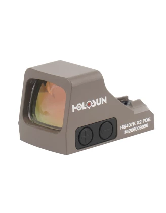 Kolimator Holosun HS407K X2 FDE Open Reflex SubCompact Pistol Sight