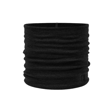 Komin Buff Heavyweight Merino Wool - solid black