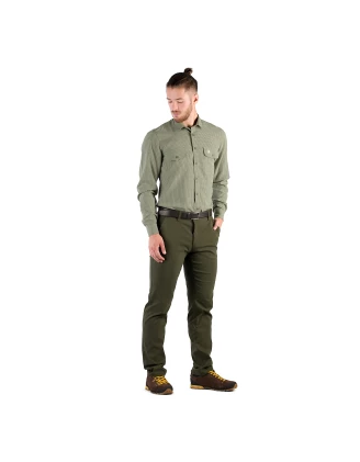 Koszula męska Tagart Sahara slim zielona XL