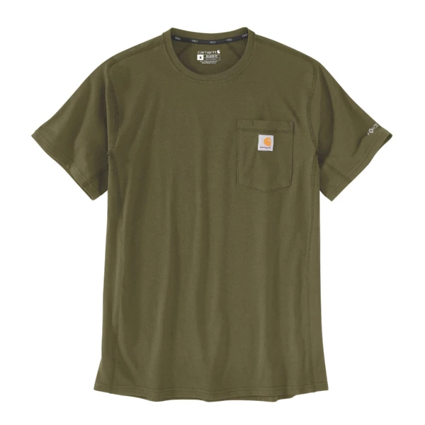 Koszulka Carhartt Force MW - dark bronzed green L