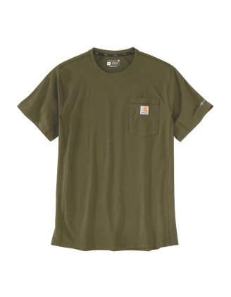 Koszulka Carhartt Force MW - dark bronzed green L