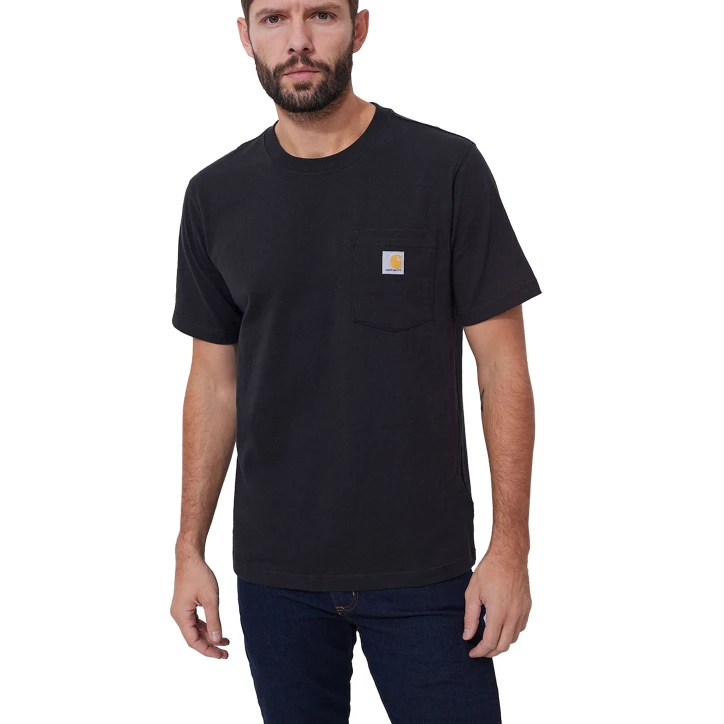 Koszulka Carhartt K87 Pocket - black M