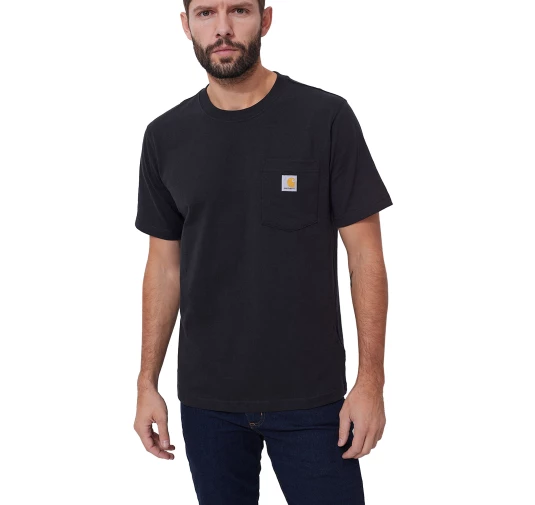 Koszulka Carhartt K87 Pocket - black XL
