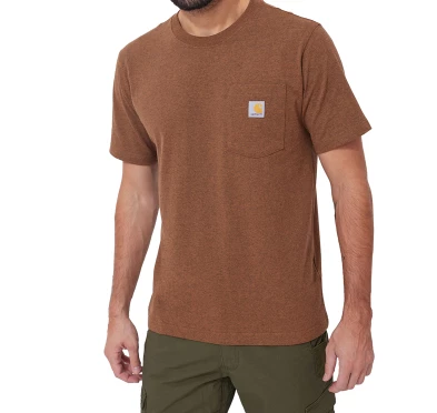 Koszulka Carhartt K87 Pocket - o. walnut heat 2XL