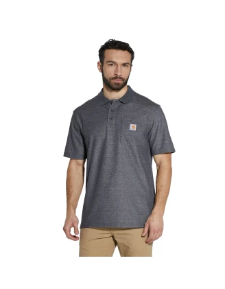 Koszulka Carhartt Polo MW Pocket - c. heather L