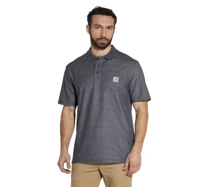 Koszulka Carhartt Polo MW Pocket - c. heather XL