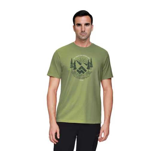 Koszulka męska Alpinus Kitreli, zielona 2XL