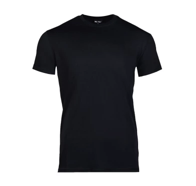 Koszulka męska Mil-Tec bawełniana czarna 2XL
